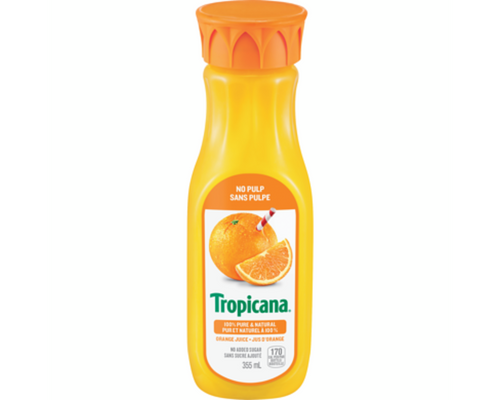 Tropicana OJ No Pulp 355ml