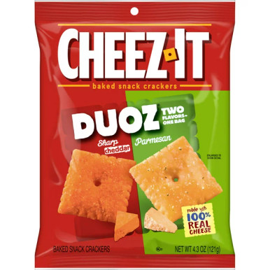 Cheez It Duoz Sharp Cheddar & Parmesan 121g