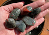 Seftonite, also sometimes called Vulcan Jasper, is a variety of bloodstone that comes from Africa. Bloodstone can be used to dispel negative influences from the aura, bringing your subtle energies to a more harmonic and whole state.