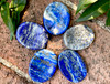 Lapis Lazuli Polished Worry Stone for Spiritual Guidance, Activate Third Eye, Enhance Intuition, Psychic Abilities, Inspiration, Ease Stress