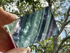 RAINBOW FLUORITE Crystal Slab - A+ Gem Quality Hand-Polished