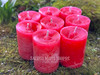 Dragon's Blood Protection Votive Candle Handmade with Real Socotra Resin for Empowerment, Warding, Defense, Dispel Negativity, Spell Candle