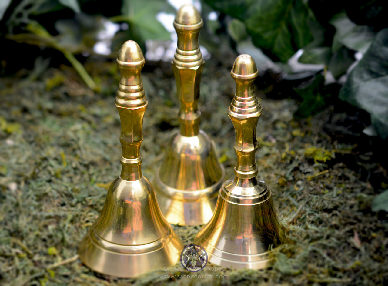 Wiccan Brass Altar Bell