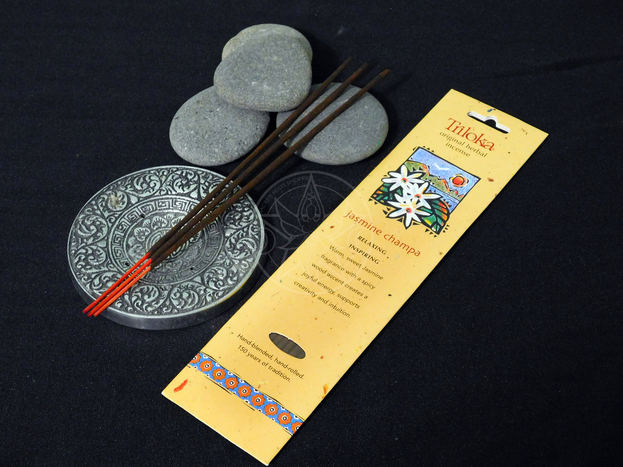 Jasmine Champa Herbal Incense by Triloka | Sacred Mists Shoppe