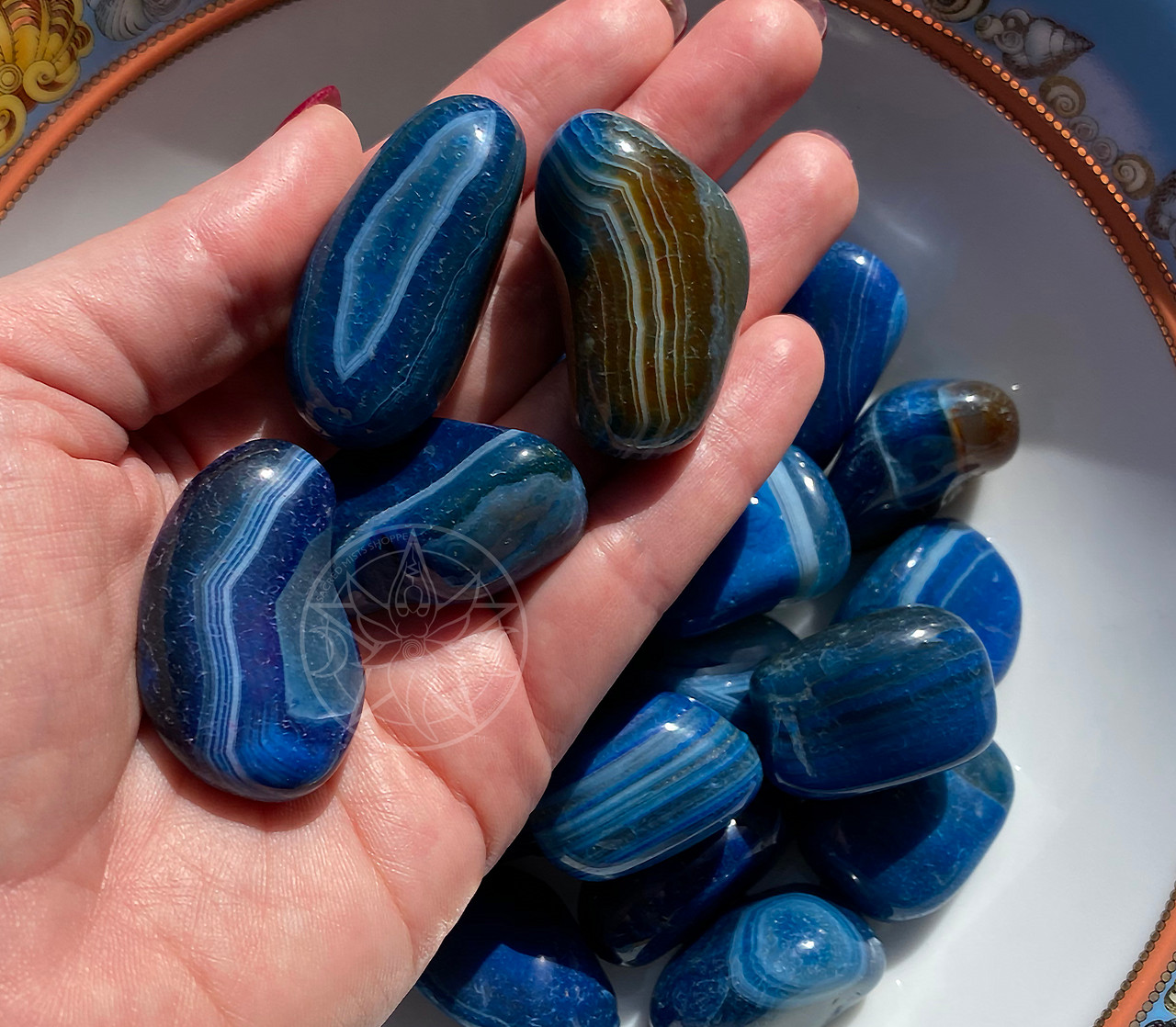 blue banded agate