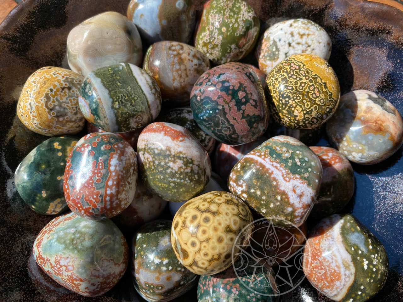 Ocean Jasper Tumbled Stone Sacred Mists Shoppe