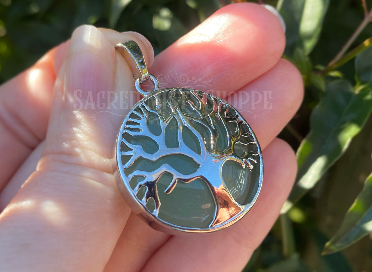 激レア⭐︎WTAPS WAYOF LIFE pendant Tree of Life Pendant with Green Aventurine and Tibetan Silver