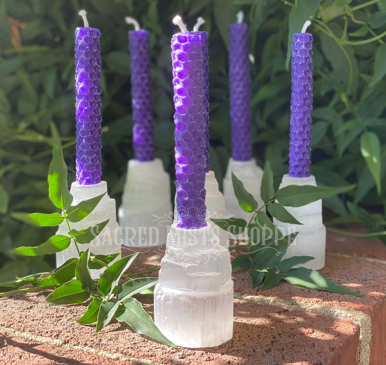 Selenite bracelets holder