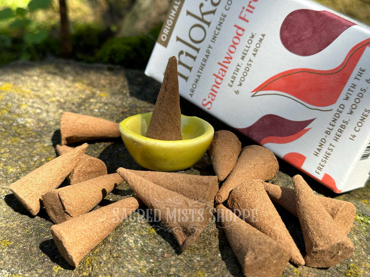 Sandalwood Fire Incense Cones: Handmade Incense for Meditation, Relaxation,  Grounding, Sacred Space