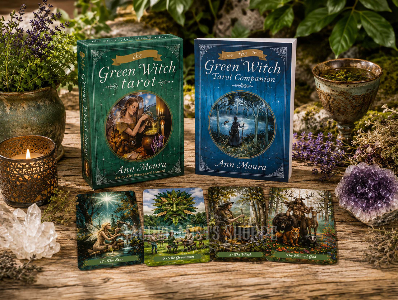 The Green Witch Tarot | Rider-Waite-Smith Inspired Tarot Deck by