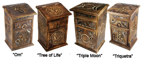 Wooden Fully Stocked Chests of Witchcraft