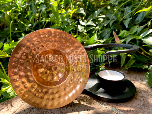 Iron & Copper Incense Burner No Charcoal Needed for Resin Incense, Oil Burner, Aromatherapy Burner