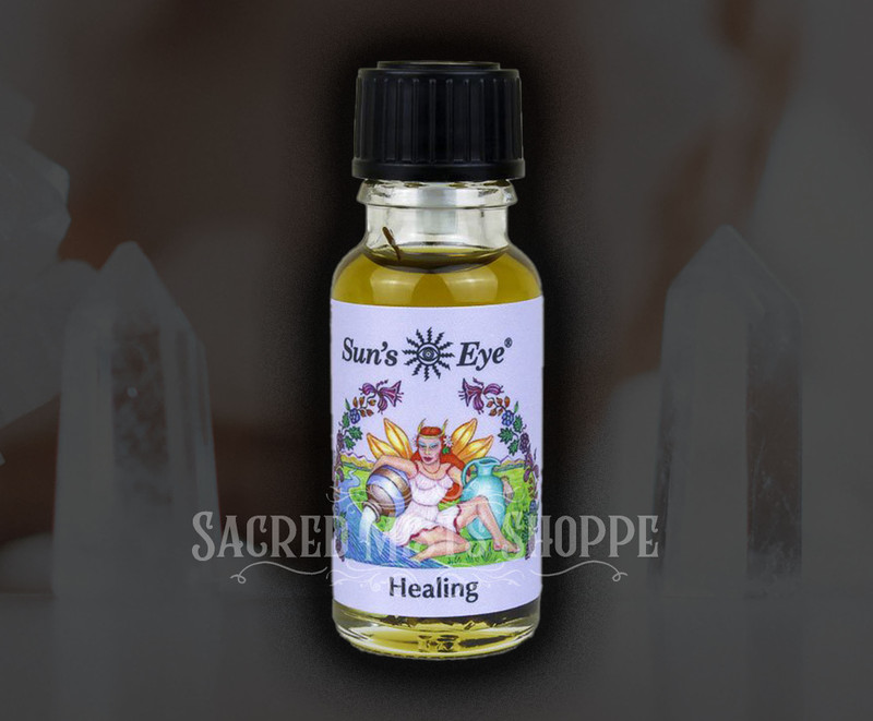 Healing Ritual Oil for Wellness, Health, Peace, Vibrancy, Strength, Altar Oil, Candle Anointing, Spells, Rituals, Vegan, Witchcraft