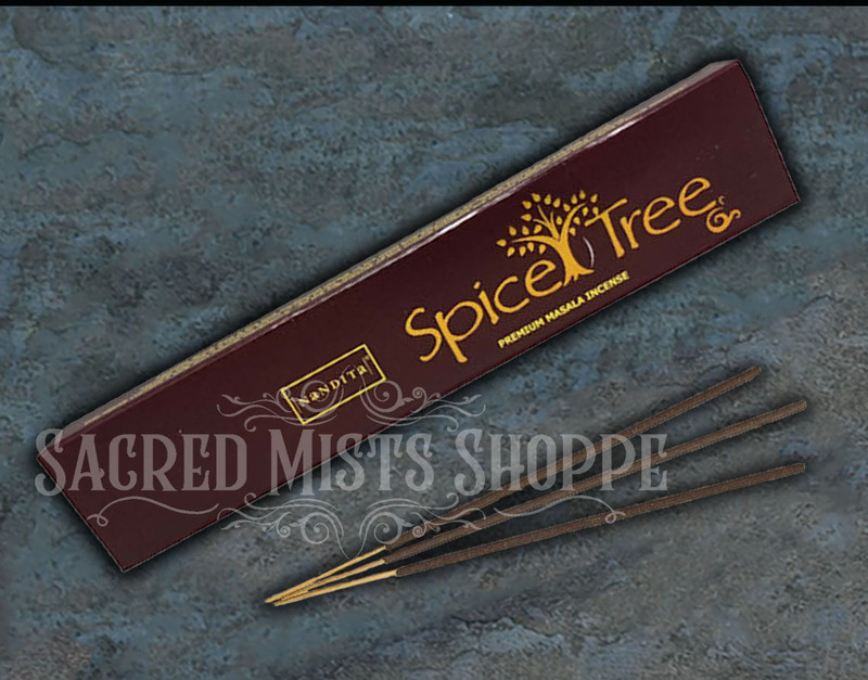 Spice Tree Premium Masala Incense Sticks 15 Grams by Nandita for Meditation, Sacred Space, Offerings, Devotions, Creativity, Focus, Ritual