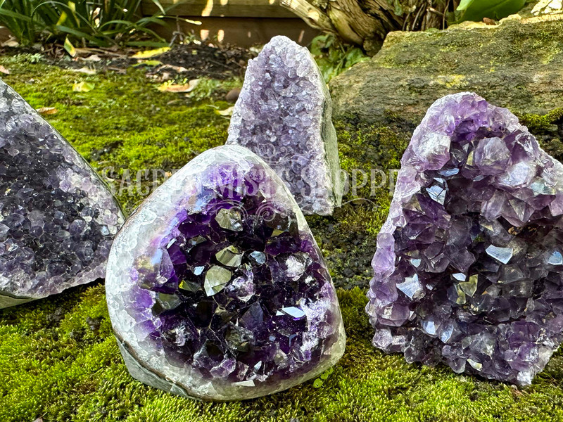 Large Amethyst Crystal Rock Stone Geode Raw Cluster Decor 65lbs