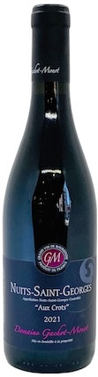 Domaine Gachot Monot Nuit Saint Georges "Aux Crots" 2021