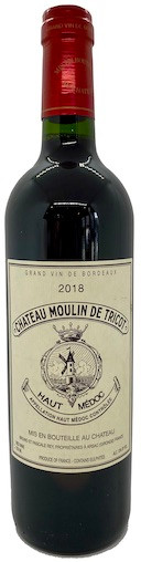 Moulin 2018 - Medoc Burlington de Shop Haut Chateau Tricot Wine