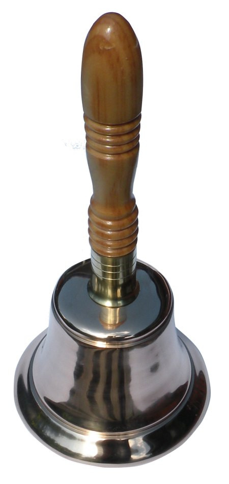 Bronze Hand Bell or Auctioneers Bell Classic Boat Supplies Australia