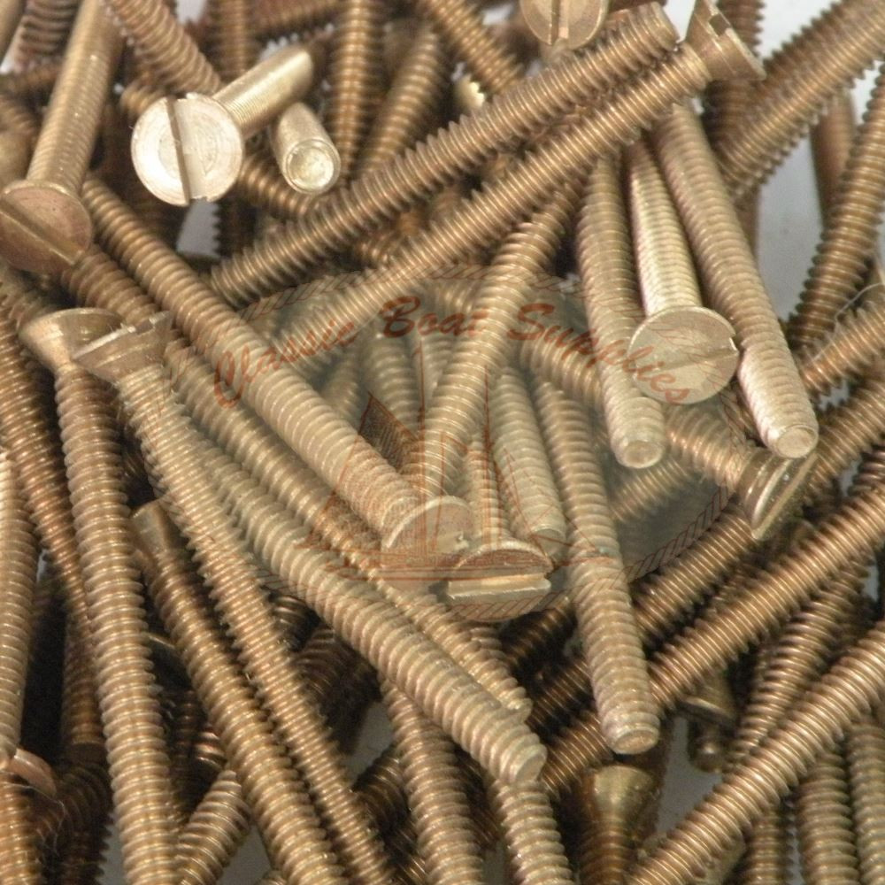 Silicon Bronze Machine Screws 6 x 2" Classic Boat Supplies