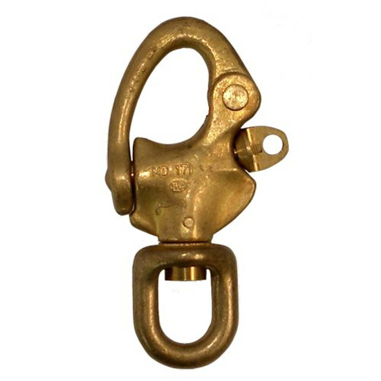 Brass Snap Shackle Swivel Eye Classic Boat Supplies Sydney Australia
