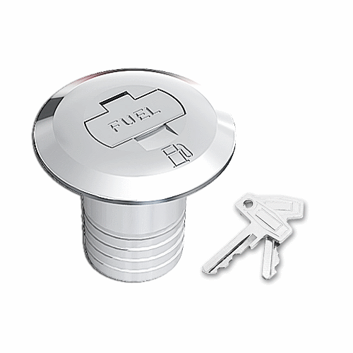 Brass Fuel Filler Cap with Lock Classic Boat Supplies