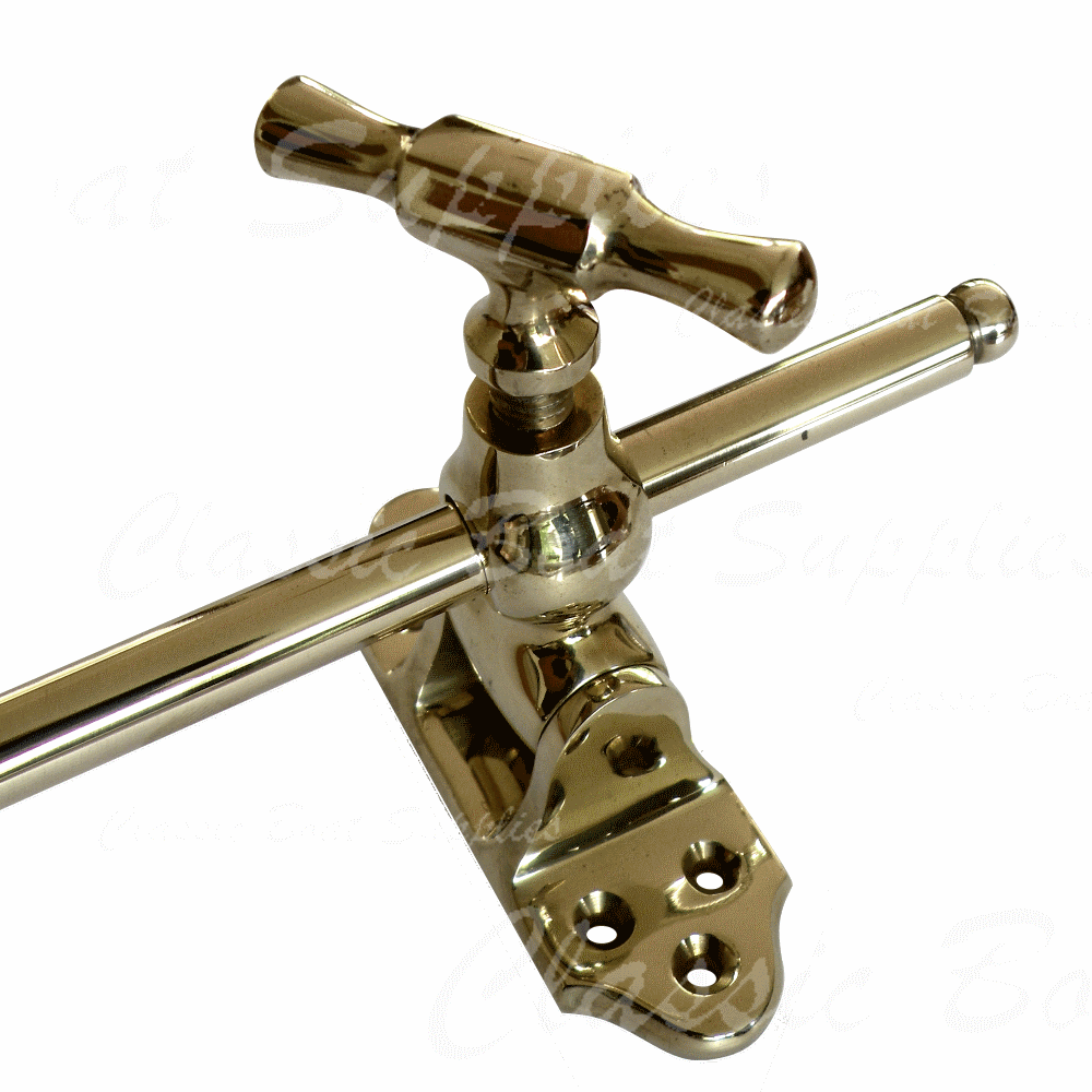 Brass Skylight Adjuster - Davey | Classic Boat Supplies | Australia