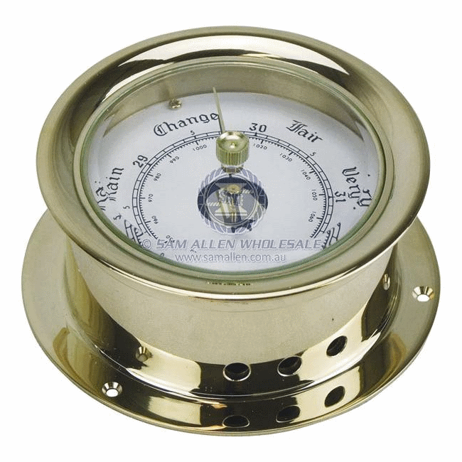Brass Barometer Classic Boat Supplies Australia