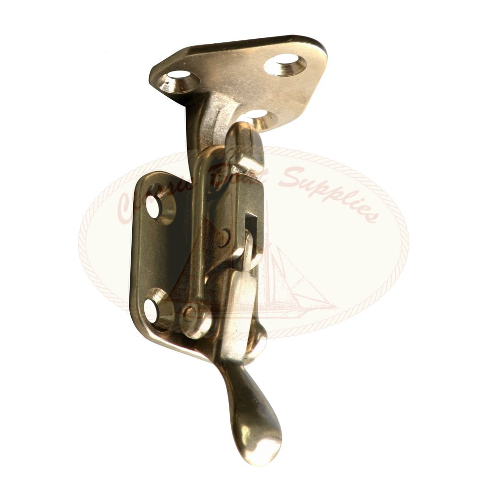 Brass Hatch Fastener VerticaltoHorizontal Mount Classic Boat