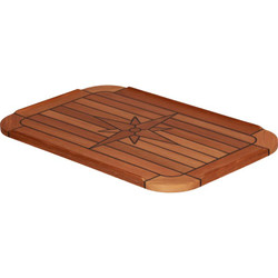 Teak Table Top - Rounded Corners Teak Table Top - Rounded Corners
