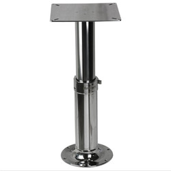 Table Pedestal - 2 Stage Stainless Steel