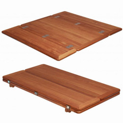 Teak Table Top - Wing - Folding Sides