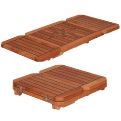 Teak Table Top - Wing - Folding Ends Teak Table Top - Wing - Folding Ends