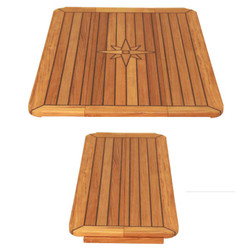 Teak Table Top - Long - Nautic Star - Sliding Teak Table Top - Long - Nautic Star - Sliding