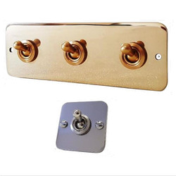 Brass Switch Panels - Traditional