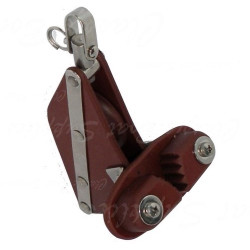 Tufnol pulley with cam cleat Tufnol pulley with cam cleat