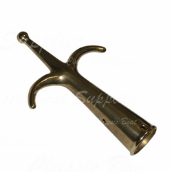 Brass Boat Hook - Double