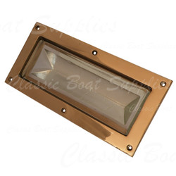 Prism glass viewed when placed in deep bronze frame Prism glass viewed when placed in deep bronze frame