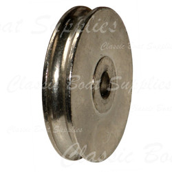 Bronze sheaves for out-hauls, halyards, etc.