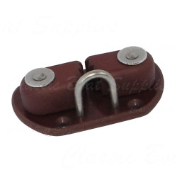 Tufnol cam cleat with stainless steel eye Tufnol cam cleat with stainless steel eye