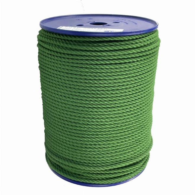 POSH Polyester Rope - 3 Strand Green 6mm (per metre)