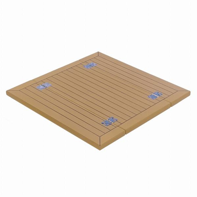 EcoTeak Table Top with Folding Wings & Exposed Hinges