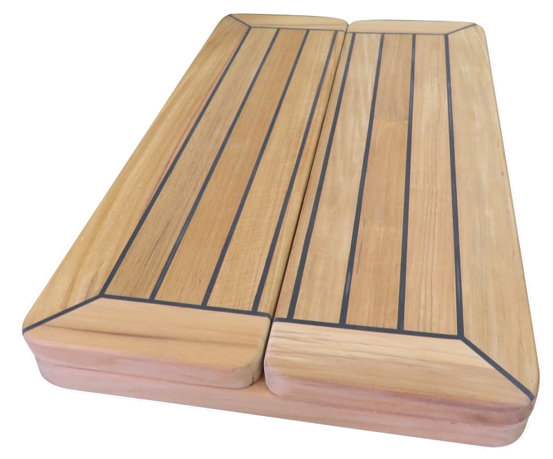 Marine Teak Table Folding Rectangular (TW3560 TW3580) Classic Boat