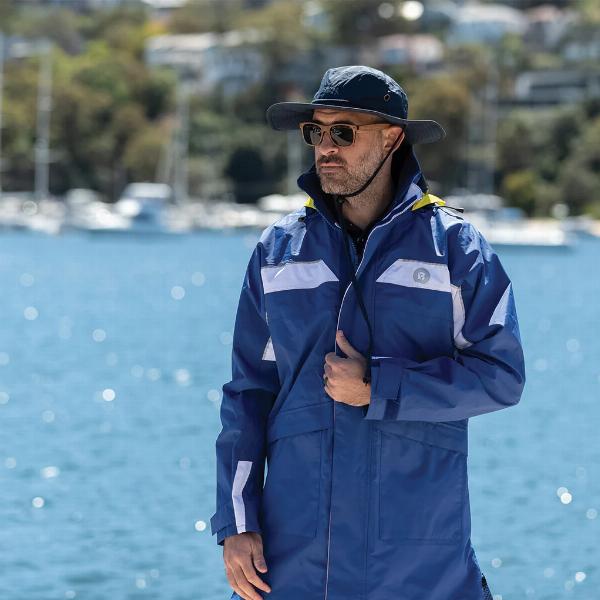 Burke Quick Dry Sailing Hat - Navy (HAT206N-S HAT206N-M
