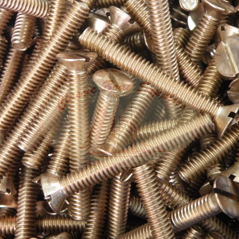 Silicon Bronze Machine Screws 1/4" Classic Boat Supplies