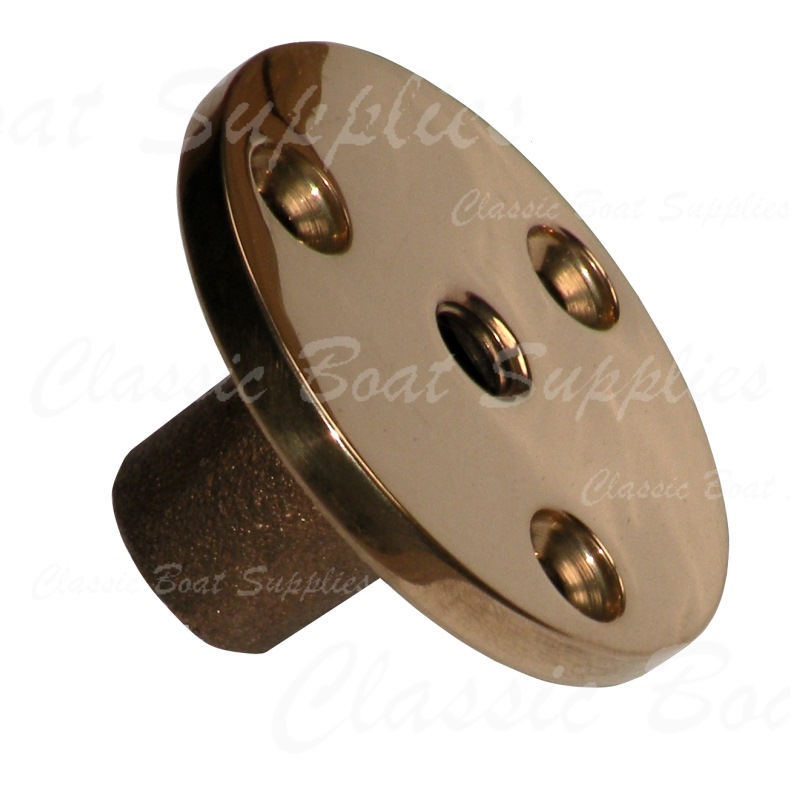 Davey Bronze Threaded Deck Plates Classic Boat Supplies Australia