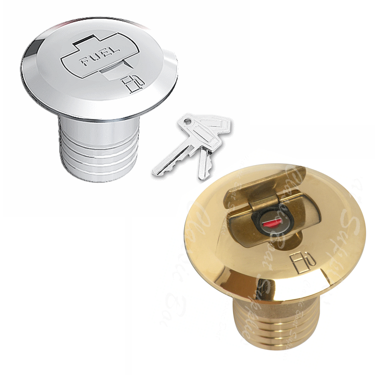 Brass Fuel Filler Cap with Lock | Classic Boat Supplies ...