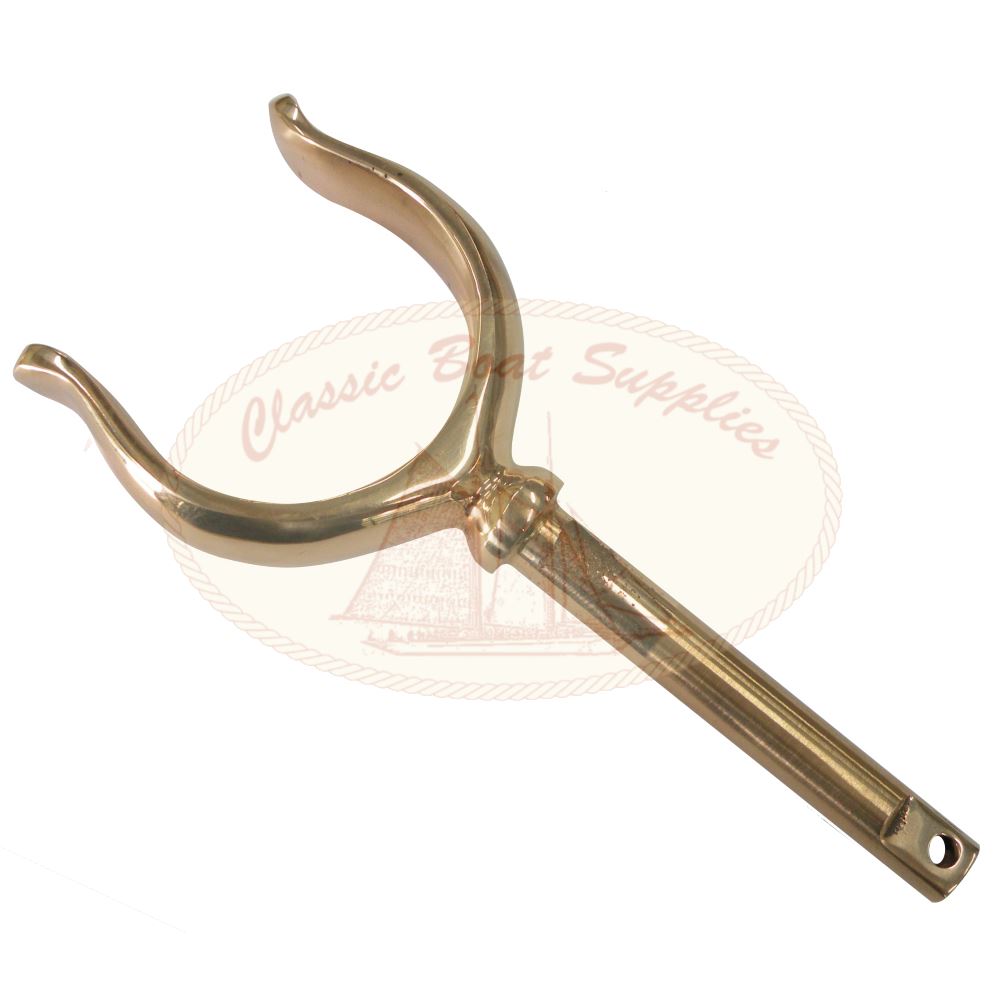 Davey Bronze Oarlocks - Even Fork | Classic Boat Supplies
