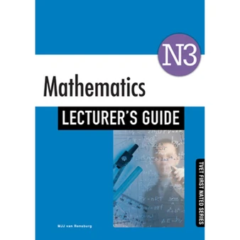 TVET First Mathematics N3 Lecturer's Pack - ISBN 9781430807285