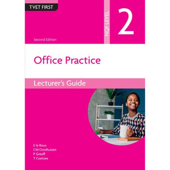 TVET First Office Practice NQF Level 2 Lecturer's Guide (2nd edition) - ISBN 9781430811961