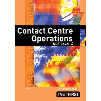 DIGITAL - TVET First Contact Centre Operations NQF Level 4 Student's eBook (Web PDF) - ISBN 9781431020553